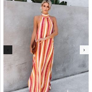 Vici sweet summer halter maxi dress